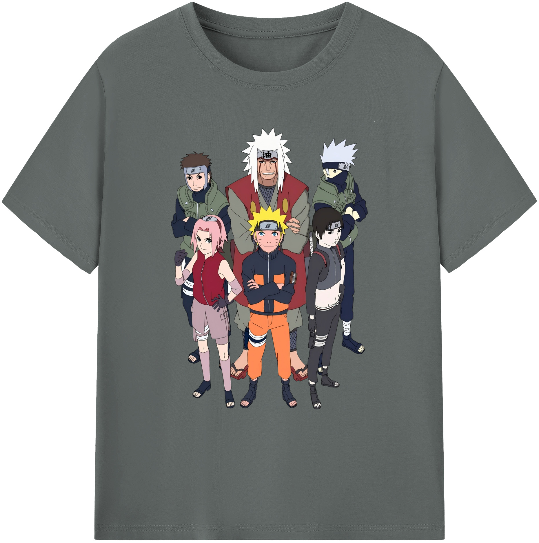 （画像用） NARUTO -ナルト- うずまき ナルト Uzumaki Naruto 綿100％ メンズ半袖Tシャツ｜肌触りやわらか＆通気性